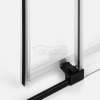 NEW TRENDY Drzwi wnękowe 150x200 Prime Black, podwójne D-0342A